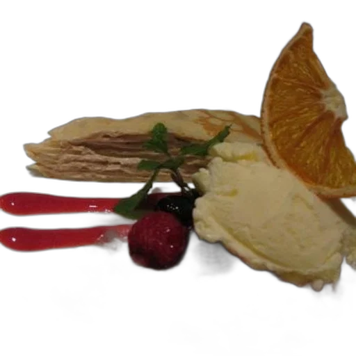 food, staff, hat, jacket, photorealistic, 3d render, earth tones, plate transparent PNG cut-out