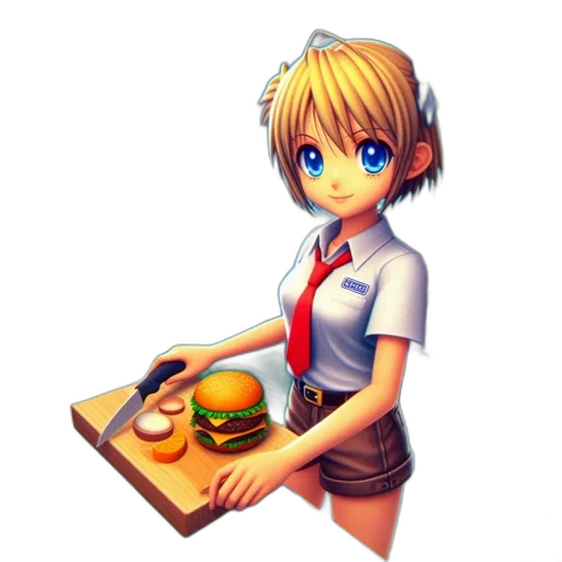 food, staff, robot, weapon, pixel art, concept art, anime, fantasy art transparent PNG cut-out