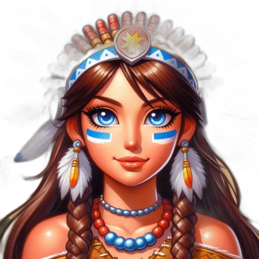 jewelry, face, crown, mask, fantasy art, concept art, photorealistic, pixel art transparent PNG cut-out