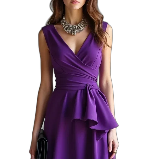 dress, jewelry, photorealistic, dark, colorful, monochrome, woman, wearing transparent PNG cut-out