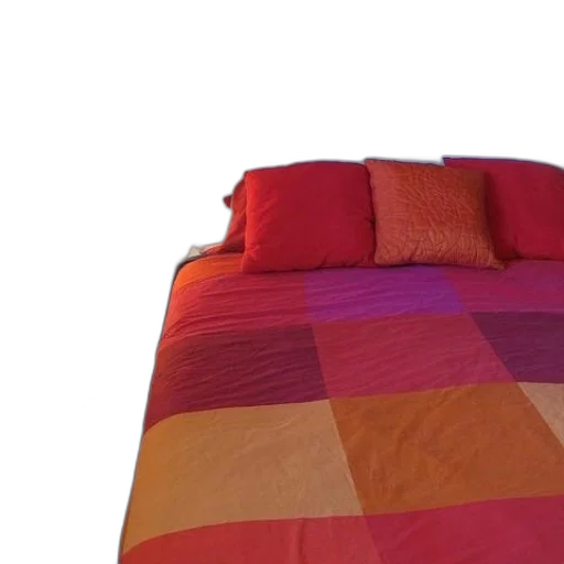 furniture, umbrella, 3d render, colorful, red, neon, golden, bedroom transparent PNG cut-out