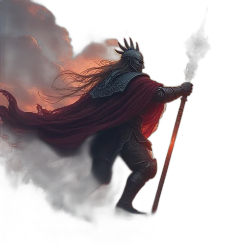 dragon, sword, creature, mask transparent PNG cut-out