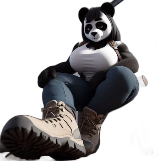 animal, shoes, creature, robot, 3d render, concept art, photorealistic, fantasy art transparent PNG cut-out