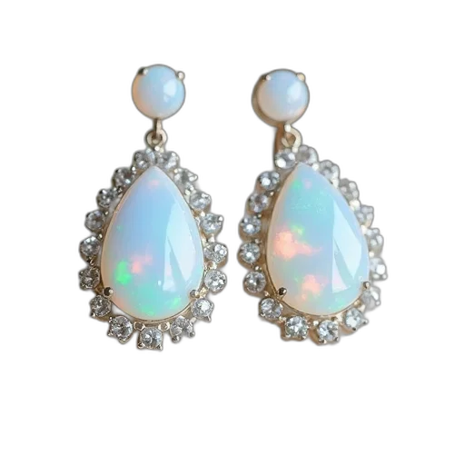 jewelry, pastel, pair, white transparent PNG cut-out