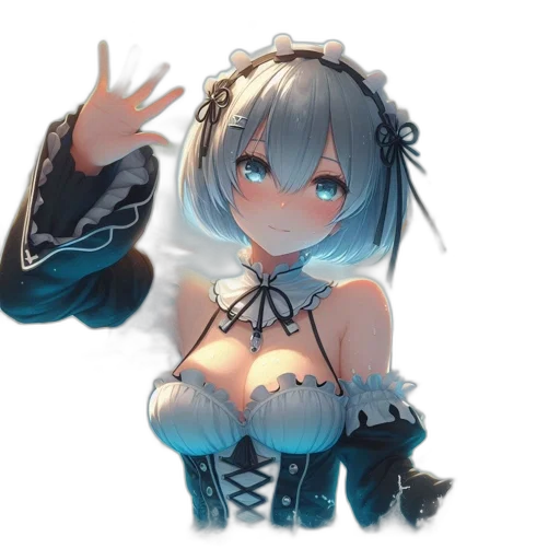 robot, dress, weapon, staff, anime, pixel art, concept art, fantasy art transparent PNG cut-out