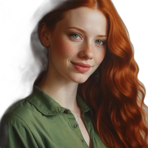 face, dress, jewelry, hair, photorealistic, oil painting, fantasy art, concept art transparent PNG cut-out