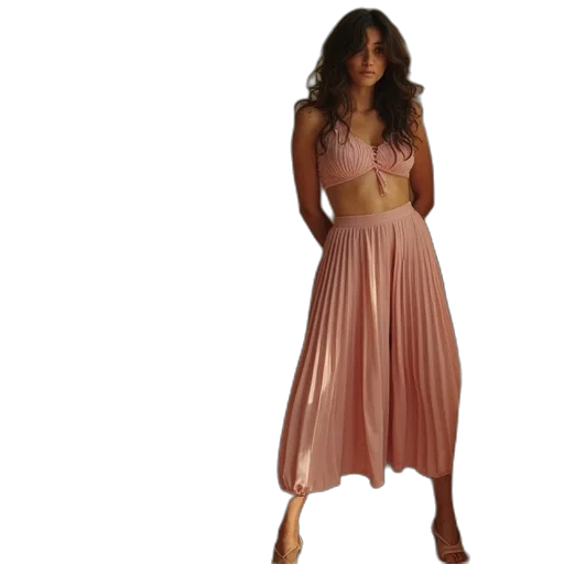 dress, concept art, 3d render, earth tones transparent PNG cut-out
