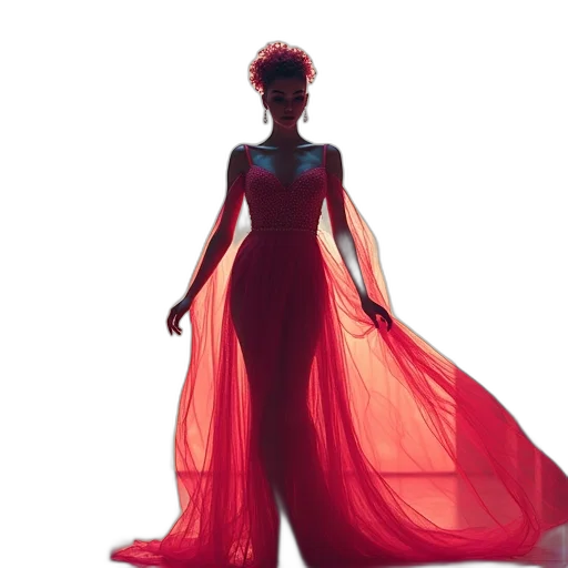 dress, crown, jewelry, concept art transparent PNG cut-out