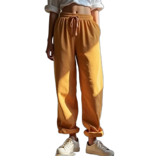 jacket, staff, shoes, 3d render, concept art, photorealistic, golden, earth tones transparent PNG cut-out