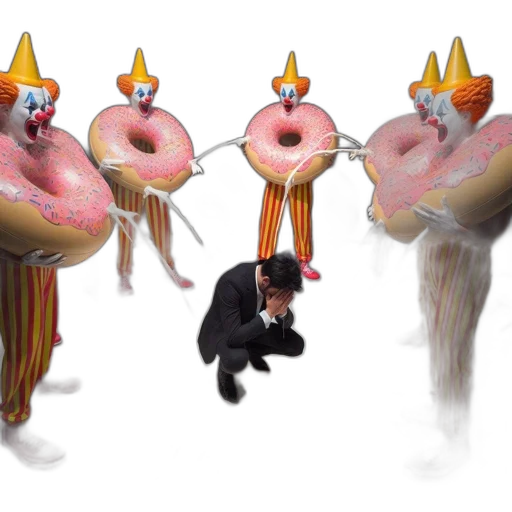 staff, creature, crown, animal, concept art, 3d render, underwater, fire transparent PNG cut-out