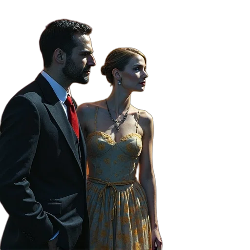 dress, photorealistic, oil painting, watercolor, concept art, city street, outer space, underwater transparent PNG cut-out