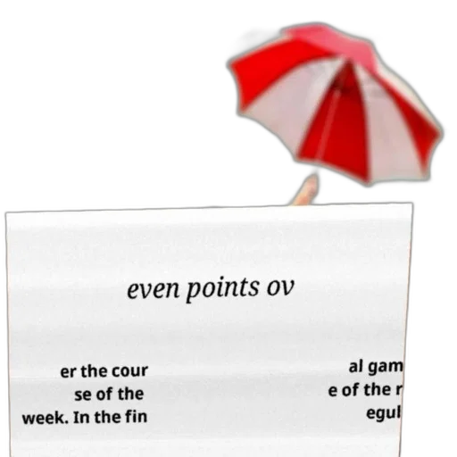 umbrella, hat, vibrant, red, white, stands, out, against transparent PNG cut-out