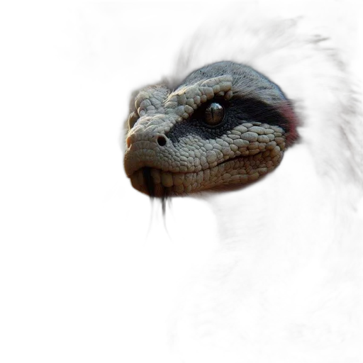 dragon, creature, animal, face, photorealistic, 3d render, concept art, fantasy art transparent PNG cut-out