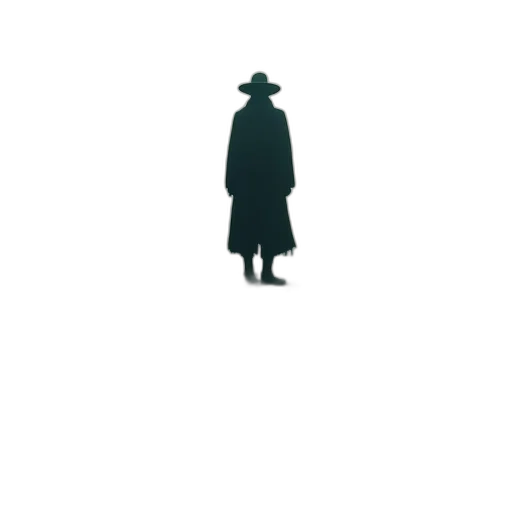 hat, staff, jacket, robot transparent PNG cut-out