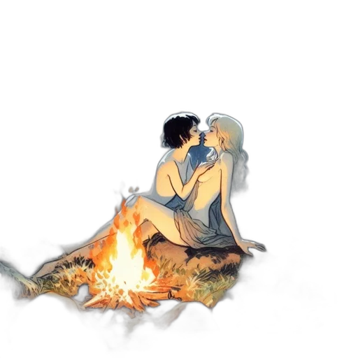 dragon, fantasy art, concept art, watercolor, anime, fire, underwater, rain transparent PNG cut-out