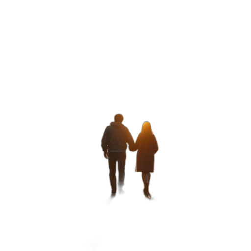 jacket, hat, umbrella, pixel art transparent PNG cut-out