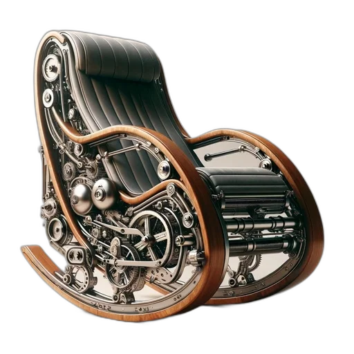 furniture, jewelry, crown, hair, 3d render, photorealistic, elaborate, steampunk-style transparent PNG cut-out