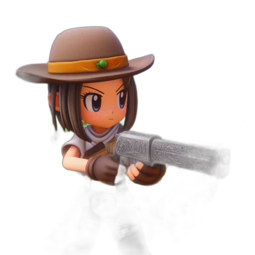 weapon, staff, sword, hat, concept art, pixel art, 3d render, fantasy art transparent PNG cut-out