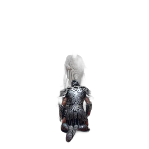 hair, dragon, robot, sword, 3d render, concept art, fantasy art, pixel art transparent PNG cut-out