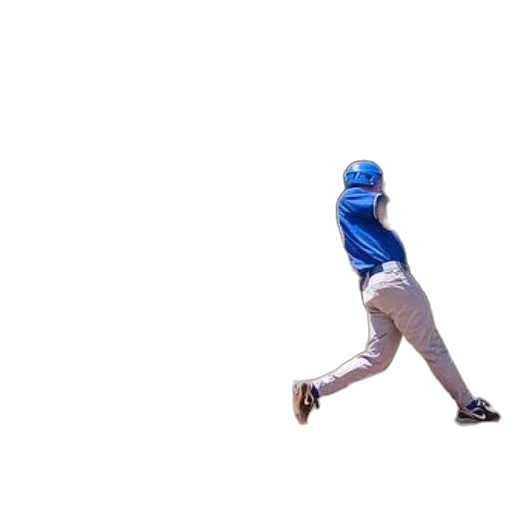 creature, animal, weapon, baseball, player, blue, uniform, swings transparent PNG cut-out
