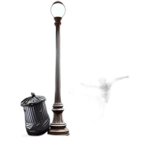 staff, furniture, umbrella, jewelry, photorealistic, 3d render, concept art, fog transparent PNG cut-out