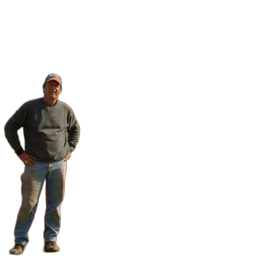 staff, hat, animal, jacket, 3d render, photorealistic, concept art, pixel art transparent PNG cut-out