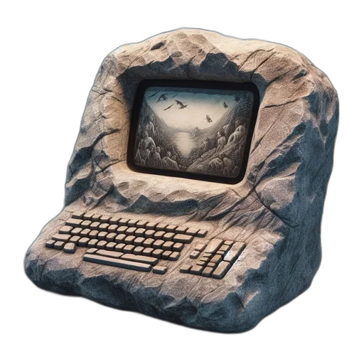 furniture, robot, weapon, face, 3d render, vaporwave, concept art, cyberpunk transparent PNG cut-out