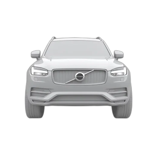 car, 3d render, photorealistic, silver transparent PNG cut-out