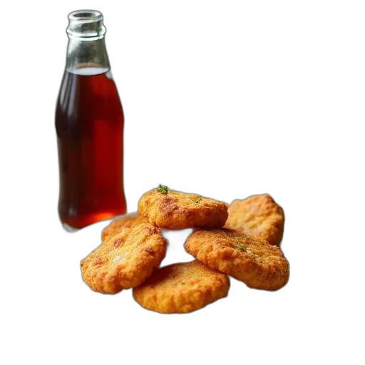 food, bottle, weapon, animal, photorealistic, 3d render, table, setting transparent PNG cut-out