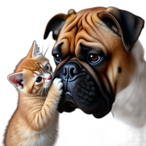 animal, photorealistic, oil painting, 3d render, concept art, small, kitten, playfully transparent PNG cut-out