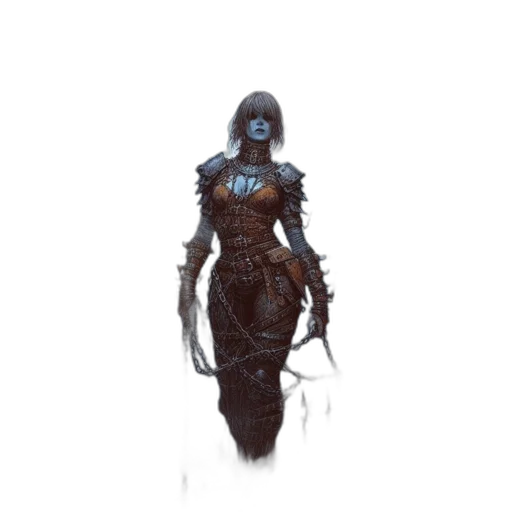 creature, staff, mask, dress, concept art, fantasy art, comic book art, pixel art transparent PNG cut-out