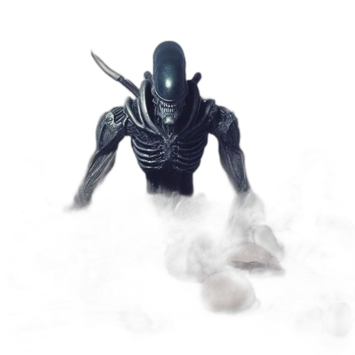 robot, creature, sword, weapon, concept art, 3d render, fantasy art, comic book art transparent PNG cut-out