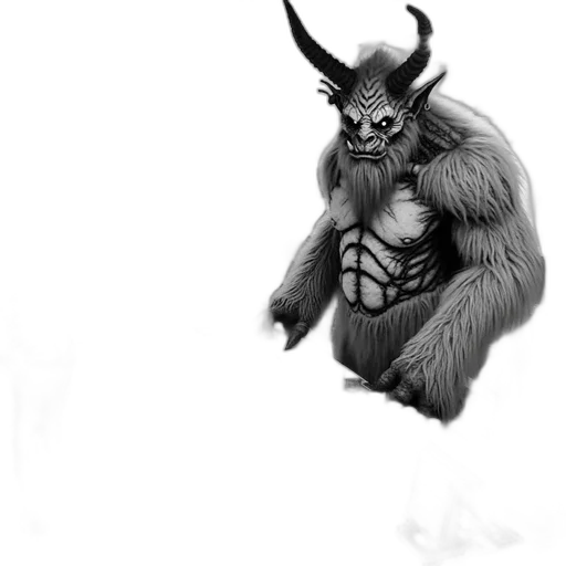 creature, animal, dragon, mask, fantasy art, concept art, comic book art, pencil sketch transparent PNG cut-out