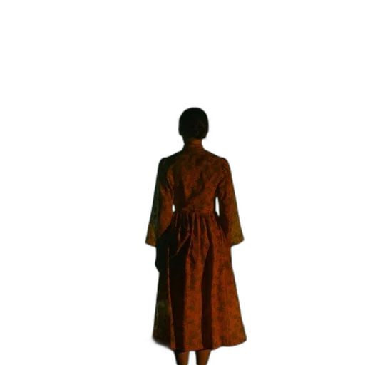 dress, jacket, staff, umbrella, 3d render, concept art, photorealistic, oil painting transparent PNG cut-out