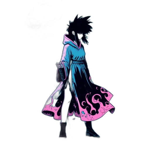 staff, jacket, sword, dress, concept art, pixel art, fantasy art, anime transparent PNG cut-out