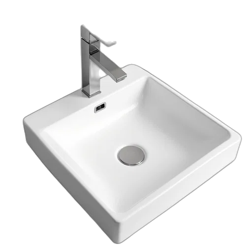 robot, furniture, 3d render, photorealistic, anzzi, white, ceramic, rectangle transparent PNG cut-out