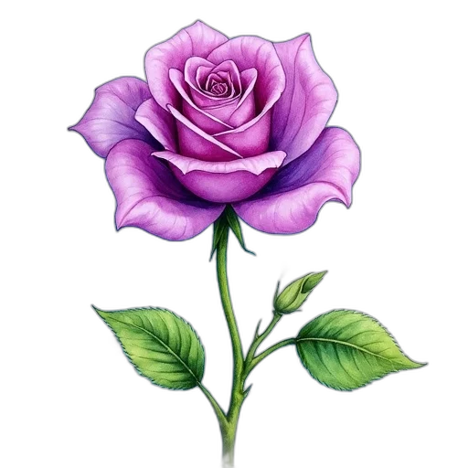flower, crown, staff, jewelry, photorealistic, watercolor, oil painting, pencil sketch transparent PNG cut-out