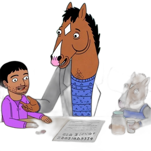 cartoon, concept art, illustrated, room, three, anthro-animal, characters, worried transparent PNG cut-out