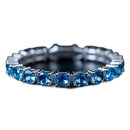jewelry, crown, blue, close-up, image, silver, bracelet, row transparent PNG cut-out