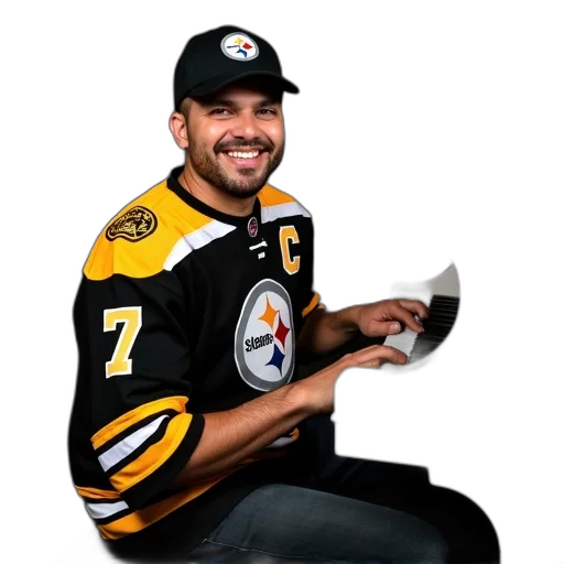 staff, hat, animal, man, sitting, piano, wearing, black transparent PNG cut-out