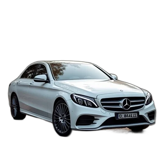 car, 3d render, photorealistic, white transparent PNG cut-out