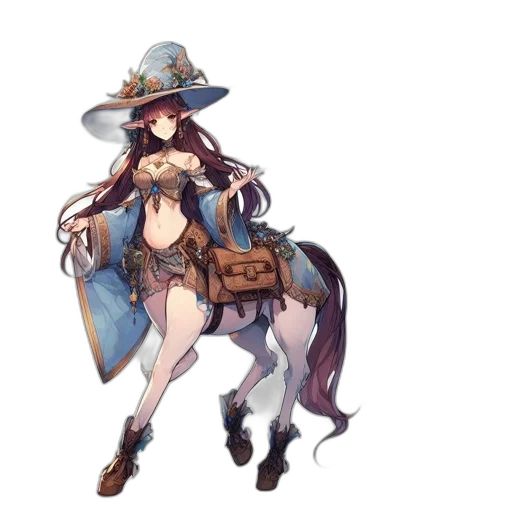hat, staff, weapon, dress, concept art, fantasy art, anime, pixel art transparent PNG cut-out