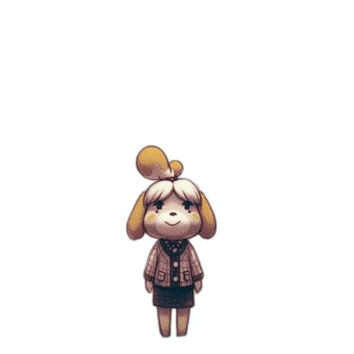 staff, hat, animal, creature transparent PNG cut-out