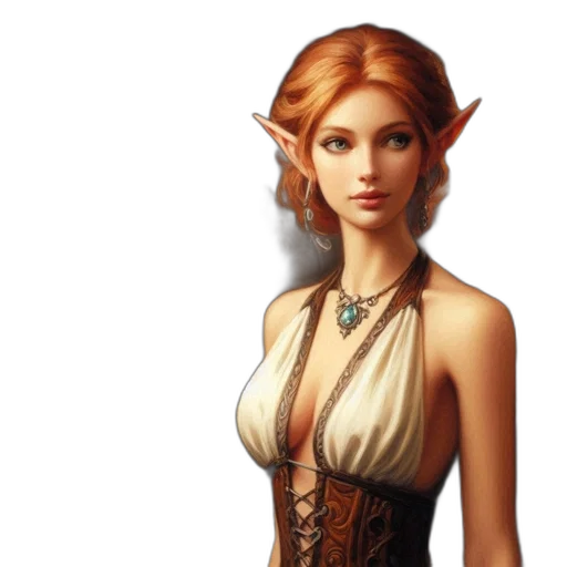 dress, jewelry, fantasy art, concept art, photorealistic, 3d render, golden, earth tones transparent PNG cut-out