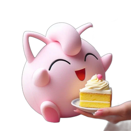 food, animal, hat, 3d render, concept art, photorealistic, pixel art, pastel transparent PNG cut-out