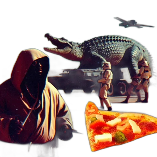 food, creature, dragon, animal, concept art, 3d render, pixel art, fantasy art transparent PNG cut-out