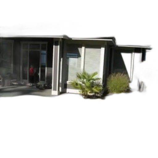 building, furniture, 3d render, photorealistic, concept art, modern, house, black transparent PNG cut-out