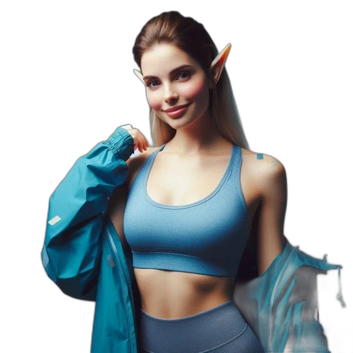 dragon, dress, staff, fantasy art, pixel art, concept art, photorealistic, blue transparent PNG cut-out