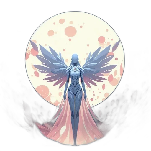 staff, dress, jewelry, concept art, fantasy art, comic book art, pixel art, outer space transparent PNG cut-out