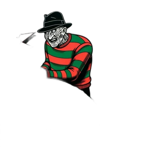 hat, mask, creature, staff, comic book art, pixel art, concept art, cartoon transparent PNG cut-out